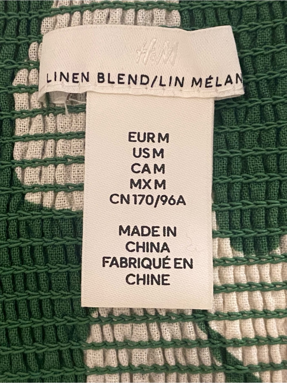 Green & White Linen-Blend Floral Print Midi Dress - Picture 10 of 11